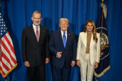 La Casa Blanca publica la foto de Felipe VI con Donald Trump, S&aacute;nchez no fue invitado