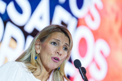 La comunista Yolanda D&iacute;az pide que se investiguen, "un poquito", los fallos con las pulseras antimaltrato y se repare a las mujeres afectadas