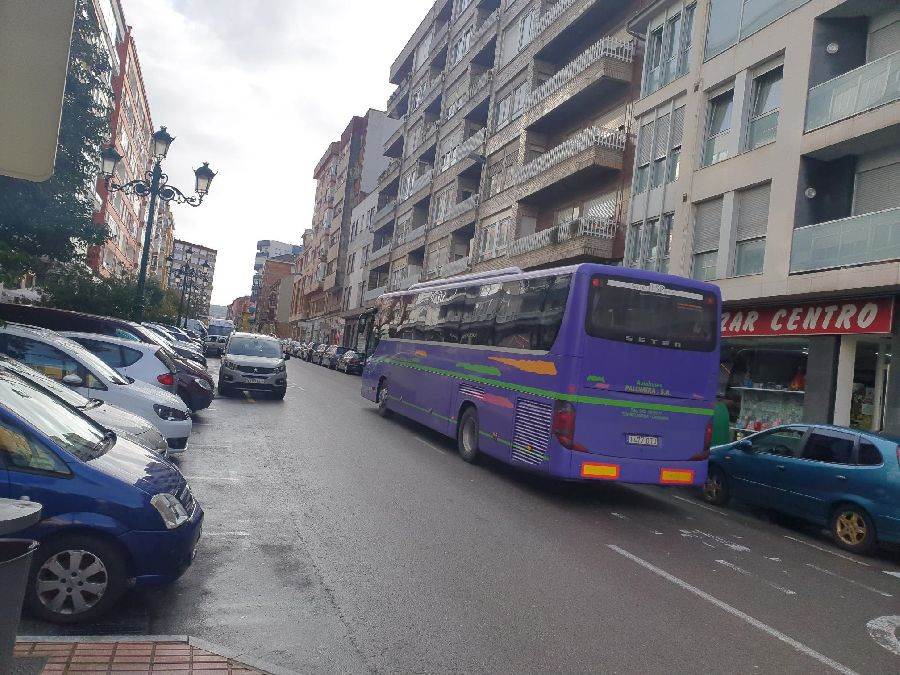 La primera fase de las obras de la calle Julián Ceballos de Torrelavega