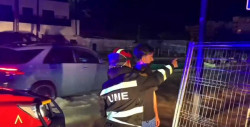 La UME interviene durante la noche en Ibiza achicando agua en casas y calles y baldeando cerca del aeropuerto
