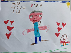 Le&oacute;n XIV agradece a alumnos de 5 a&ntilde;os de un colegio de Madrid sus "cari&ntilde;osos dibujos" y les pide ser "puentes de paz"
