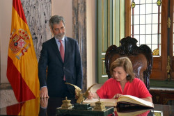 Lesmes  niega a Jourova que haya deficit democr&aacute;tico en Espa&ntilde;a solo que S&aacute;nchez quiere nombrar a sus jueces 