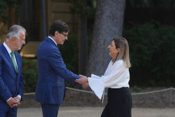  Llega Buruaga a la Conferencia de Presidentes de Barcelona