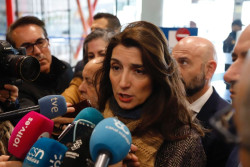 Llop dice que se siente "apoyada" por S&aacute;nchez y est&aacute; centrada en solucionar el problema