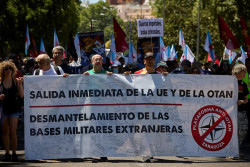 Los l&iacute;deres comunistas, socios de S&aacute;nchez Belarra, Garz&oacute;n, Yolanda Diaz no acuden a la man&iacute; contra la OTAN y ma&ntilde;ana contaran su particular Bla, Bla y Bla