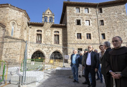 Marcano da el pistoletazo de salida a las obras del Monasterio de Santo Toribio y los caminos de peregrinaci&oacute;n con una inversi&oacute;n de 6 millones