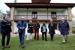 Marcano inaugura la rehabilitaci&oacute;n de la finca de La Solana, en Medio Cudeyo