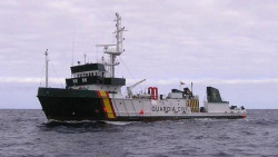 &nbsp;Motin a bordo de la patrullera "R&iacute;o Tajo" de la Guardia Civil con 168 inmigrantes a bordo.
