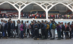 Muchos voluntarios  han tenido que regresar a sus casas decepcionados por no poder trabajar