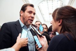&Oacute;scar Puente con sorna, ante el apoyo del PP al nuevo decreto `&oacute;mnibus`: "Ahora ya no importa el palacete"