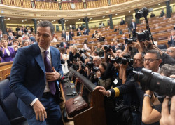 Pedro S&aacute;nchez Castej&oacute;n investido presidente de Espa&ntilde;a por el pr&oacute;fugo Puigdemont a cambio de la amnist&iacute;a, el referendun y la independencia de Catalu&ntilde;a