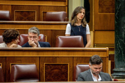 Podemos sigue sin desvelar su voto al decreto de embargo de armas a Israel e insiste en pedir al Gobierno que lo retire