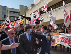  Puigdemont sigue ri&eacute;ndose. del sistema judicial espa&ntilde;ol con permiso del ejecutivo de Sanchez