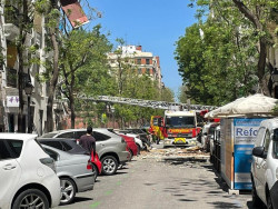 Registrada una explosi&oacute;n de gas en un &aacute;tico del barrio de Salamanca