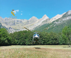 Rescatado en el Pirineo un senderista vecino de Cantabria