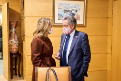 Revilla manda una carta a la ministra S&aacute;nchez, que estuvo hace d&iacute;as en Santander, para que  el tren a Bilbao est&eacute; antes de 2040
