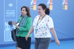 Robles puntualiza que no ha llamado al PP para pedir apoyo ante el portazo de los socios comunistas de S&aacute;nchez a la llegada de nuevos destructores americanos