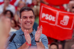 S&aacute;nchez conf&iacute;a en que ser&aacute; investido con el voto de comunistas e independentistas