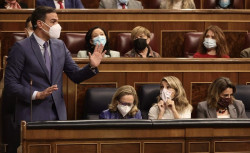 S&aacute;nchez defiende la presunci&oacute;n de inocencia del rey Juan Carlos 