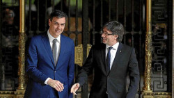 S&aacute;nchez intenta justificar lo injustificable, la legitimidad de  los  verificadores  para tratar la independencia de Catalu&ntilde;a con una minor&iacute;a de independentistas