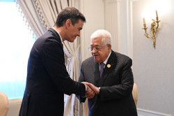 S&aacute;nchez reconocer&aacute; a una Palestina dividida y en guerra