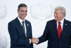 S&aacute;nchez  resta importancia a la amenaza de aranceles de Trump pero la OTAN se pone al lado del presidente norteamericano