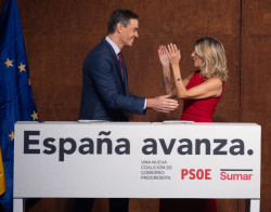 S&aacute;nchez y D&iacute;az dan por hecho que habr&aacute; Gobierno y completar&aacute; la legislatura: "Vamos a estar cuatro a&ntilde;os m&aacute;s"