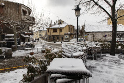 Seis comunidades en aviso este lunes por lluvia, viento y nieve en buena parte de la Pen&iacute;nsula