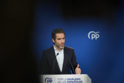 S&eacute;mper dice que el PP derogar&aacute; la ley de amnist&iacute;a si gobierna y que busca con su enmienda "blindar el Estado de Derecho"