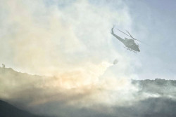 Suben a cuatro los incendios forestales activos en Cantabria