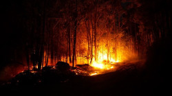 Un total de 9 incendios sin extinguir queman cerca de 3.700 hect&aacute;reas en Galicia