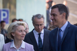 Von der Leyen contenta porque las medidas de ahorro de energ&iacute;a en Espa&ntilde;a y se&ntilde;ala que contribuyen a los objetivos de la UE