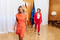 Yolanda D&iacute;az con la hipocres&iacute;a que la caracteriza dice que no se reuni&oacute; con Pigdemon para salvar la investidura y su cargo ministerial  sino por Espa&ntilde;a