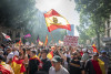 150.000 manifestantes y tres detenidos  en la "man&iacute;" para pedir la dimisi&oacute;n de S&aacute;nchez y elecciones