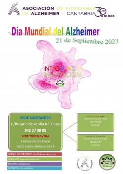 AFAC celebrará el Día Mundial del Alzheimer con ponencias, una marcha y documentales