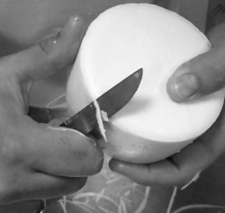 Bauti y la quesera Cueva Santa de Liébana..., por Pedro Arce Díez