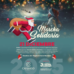 Camargo celebrar&aacute; este domingo la Marcha Solidaria Navide&ntilde;a a beneficio de la Asociaci&oacute;n Apapachando