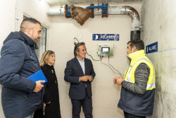 Camargo pone en marcha un proyecto piloto para reducir la cal del agua en la red de abastecimiento