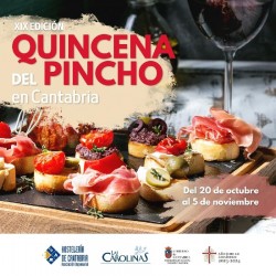  Cantabria celebrará la XIX Quincena del Pincho del 20 de octubre al 5 de noviembre