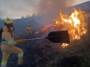  Cantabria tiene un incendio forestal en Luena