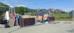 Castro Urdiales inicia la reparación de la pista del Skate Park junto al cementerio de Ballena