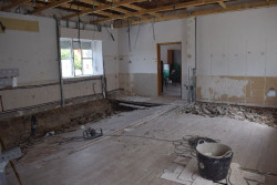 Comienza la reforma del consultorio de Boo, cerrado desde mayo de 2024 tras el colapso del suelo