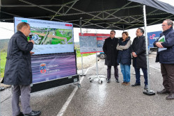 Comienzan las obras de la variante de Renedo, que estará lista en tres años con la presencia de la presidenta María Buruaga