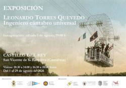 Conferencias y exposiciones sobre Leonardo Torres Quevedo y otros cient&iacute;ficos recorren Cantabria en agosto