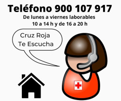  Cruz Roja abre un tel&eacute;fono de apoyo psicosocial a personas enfermas, solas o que han perdido a un familiar