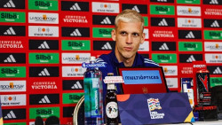 Dani Olmo: "Yo ya sab&iacute;a el jugador que era, igual algunos me conocen ahora m&aacute;s"