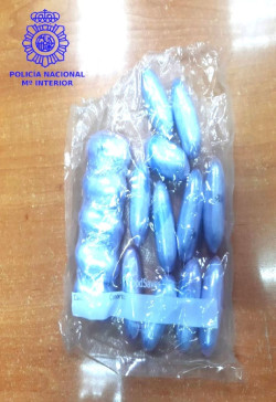 Detenido en la estaci&oacute;n de Torrelavega por llevar en su maleta 16 bellotas de coca&iacute;na