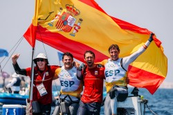 Diego Botín y Florian Trittel se cuelgan el oro en 49er