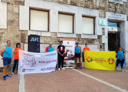 El atleta Fernando Velasco elige Torrelavega como salida de la 3ª etapa de su reto `Corriendo por los que no pueden`