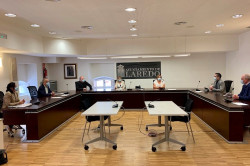  El Ayuntamiento se re&uacute;ne con el Obispado para reactivar las obras de la Iglesia de Santa Mar&iacute;a